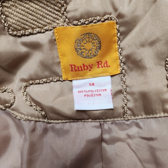 Vintage Ruby Rd. Embroidered Zip Puff Jacket - Picture 10 of 13